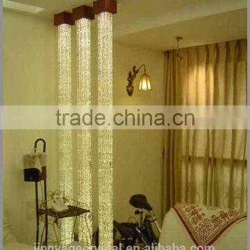 Wholesale Glass Pillars With Colorful Bubble for Partition photo-4