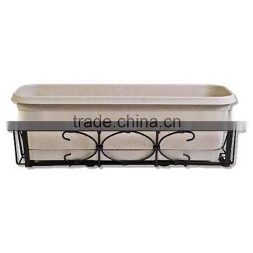 2016 Rural Style Guard Rail Ang Balcony Usage Metal Flower Pot Holder photo-2
