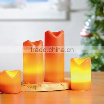 S/4 Real Wax LED Flameless Candles LED Small Candles