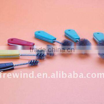 Plastic tube brush