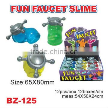 Funny water faucet crystal slime toy