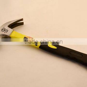 claw hammer with fibreglass handle