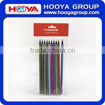 Good Quality Sharpening Black Poplar Wood Round Color Pencils for Sketching 10pcs/set photo-2
