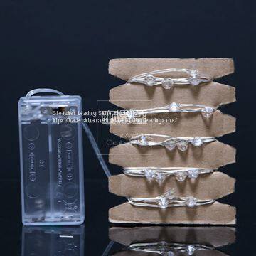 Pure White Diamond Copper String Light Decoration Fairy Light Set photo-3