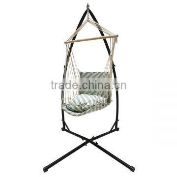 Patio Garden Durable X Frame Assembled Black Hammock Chair Stand photo-2