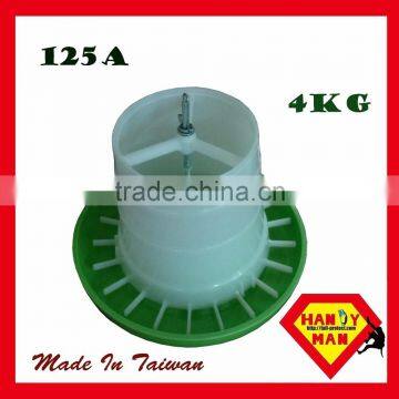 125A 4kg Crown Chicken Plastic Poultry Gear Box Feeder photo-2