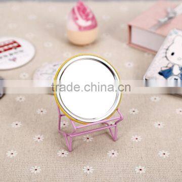 Hot Sale Fish Leather Mirror PU Mini Mirror photo-3