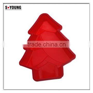 10107 Christmas Tree Shaped Silicone Chocolate Mould and Mold