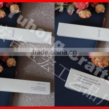 Cheap white hand folding fan paper box