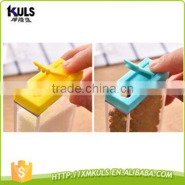 Creative Transparent Plastic Condiment Box Kitchen Storage Box photo-4