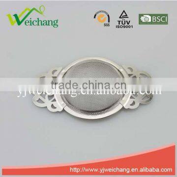 WCA292 Tea Strainer Steeper Infuser Extra-fine Mesh With Tray Flower Shape Best for Infusing photo-3