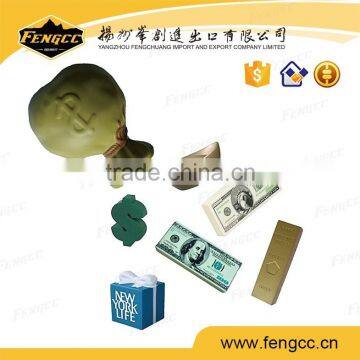 PU foam stress toy / stress ball in GBP US dollars shape