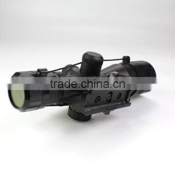 Compact 2.5-10X40 Rifle Scope Red Green Mil-Dot Reticle With Side Attached Green Laser Sight Scope With Quick Release Mount photo-6