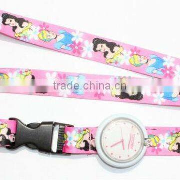 new style lanyards with plastic watch