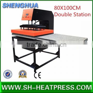 pneumatic double states heat press machine made in china