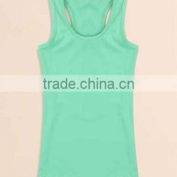 fashion 95% cotton womens vest tank top