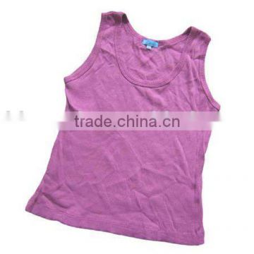 100% cotton lady's tank top