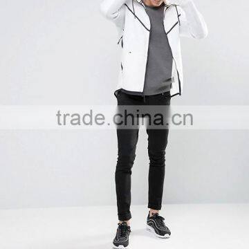 Hot Sale Autumn Custom Without Hood Crew Neck Grey Men's 80% Cotton 20% Polyester Casual Breathable Fleece Pullover Sweatshirt photo-4