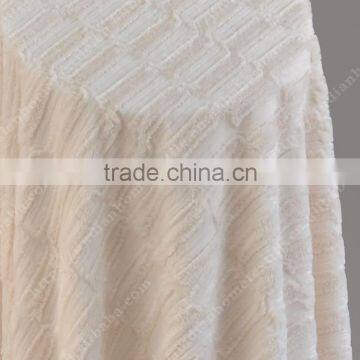 Super Soft Faux Fur Blanket Throw Pv Fur Double Plush Blanket photo-4