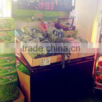 Shopfitting Movable 3 Layers Wire Mesh Fruit Rack Display Shelf photo-5