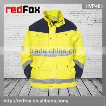 Fluorescent High Visibility Traffic Safety Jacket photo-5