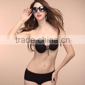 Sexy Big Breast Girls New Fashion Push up Invisible Silicone Bra photo-2
