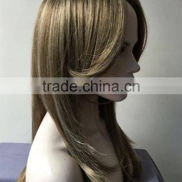 Cheap Cosplay Lady Curly Wig Women Gold Color Long Wavy 100% Heat Resistant Synthetic Fiber Wig photo-3