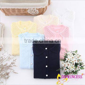 Factory Wholesale Sweet Kid Clothes Sweater Stylish Cardigan Colorful Girls Sweater photo-3