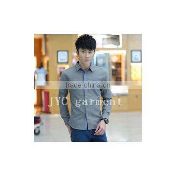 Two Pockets With Flap Linen Mens Shirts Designer