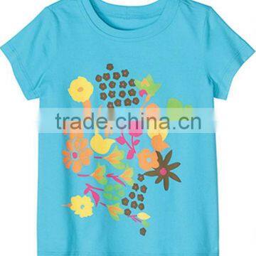 GIRLS FLOWER PRINTED T SHIRT