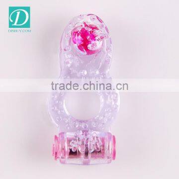 Vibrating Penis Rings Clit Dual Vibrating Cock Ring Stretchy Delay Penis Rings Sex Toys for Couple photo-2