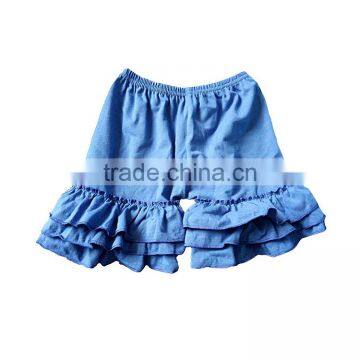 Wholesale Giggle Moon Remake Girls Matching Icing Short Girls Chevron Three Ruffles Short Pants photo-3
