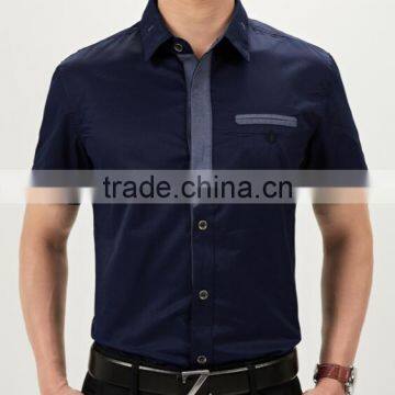 Juqian Brand Hot Sale Short Sleeve Wrinkle Free Young Man Shirt Wholesale photo-5
