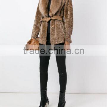 Shandao China Made Newly Arrived Good Price Garment Dyed Fur Mink Coats In Shanghai photo-2
