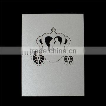 Paper Wedding Party Name Place Card Crown Gray photo-2