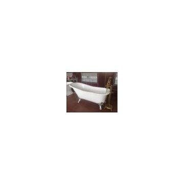 Freestanding cast iron enamel  bathtubs