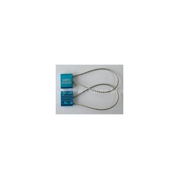 Blue Zinc 1.8mm Steel Wire Cable High Security Seals For Container / Meter