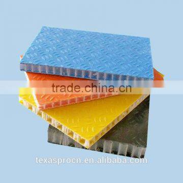 FRP honeycomb panel for truck body parts