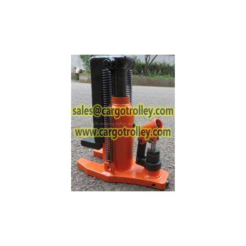 Hydraulic bottle jack with toe lift pictures and details