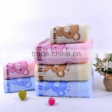 High-grade satin embroidery hand towel for five star hotel