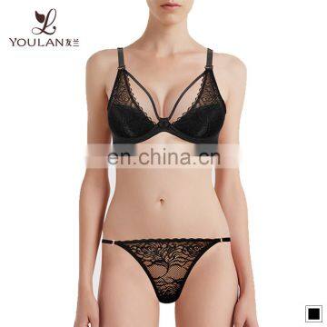 ladies sexy net bra panty sets undergarments for ladies