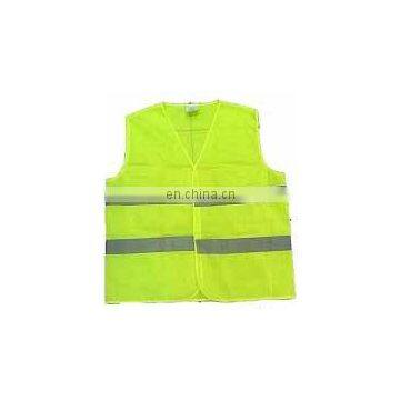 New Safety Vest with Hi-Vis Reflective Tape