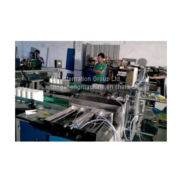 Automatic toilet paper multi rolls packaging machine for two layers