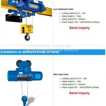 Professional Manufacturer Wire Rope Electric Hoist photo-5