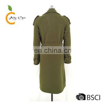 Handmade Smaller Moq Double Latest Coat Designs for Women photo-5
