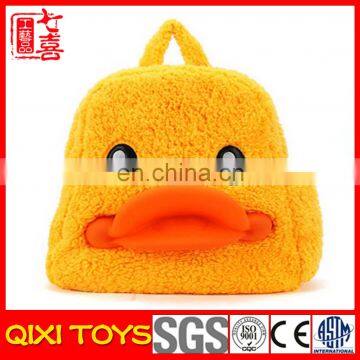 back to school cute duck plush backpack