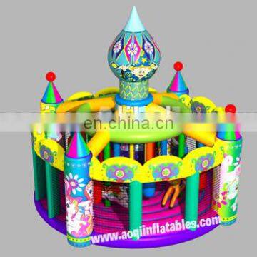 2015 new design Merry go round inflatable bouncer