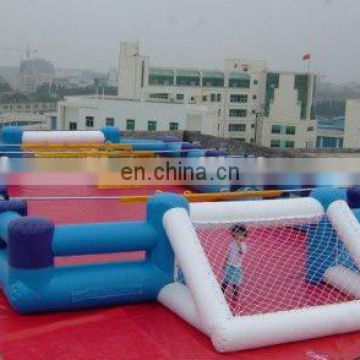 Human air foosball field