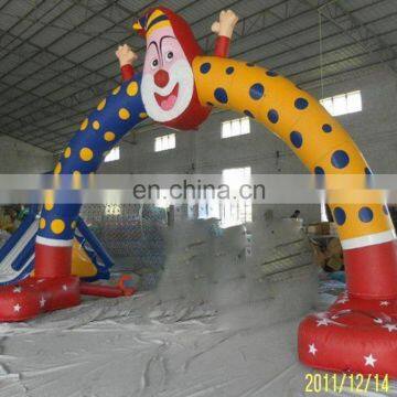 Clown inflatable arch door, custom made inflatable advertising