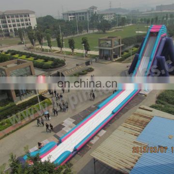 Top largest inflatable water slide lake inflatable water slides